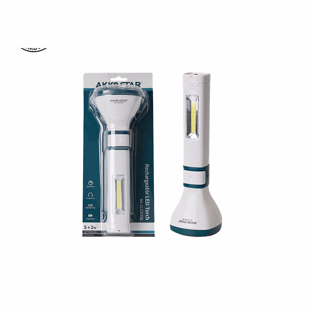 Akkostar Ak2112 1w 2w Rechargeabl Torch