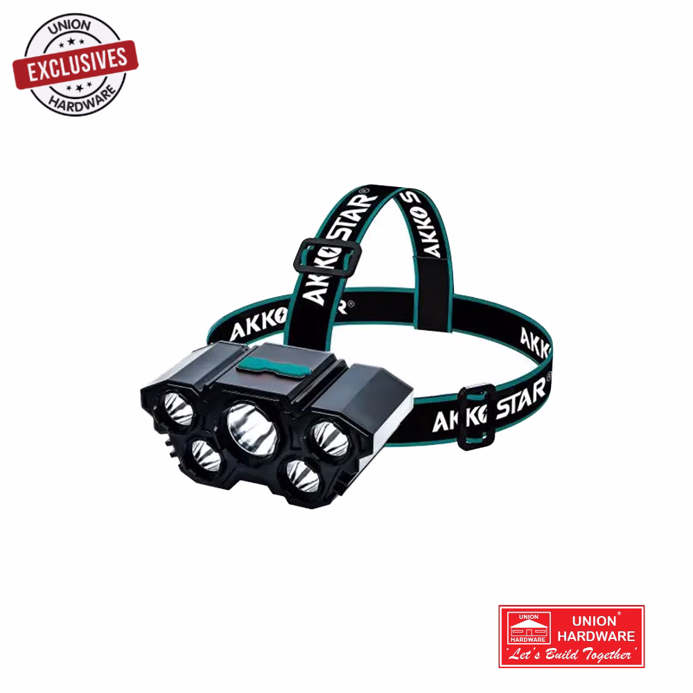 AKKOSTAR AK506572 5 HEADED HEADLIGHT 3W
