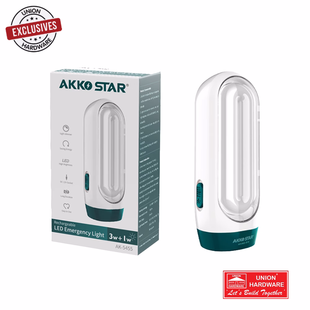 AKKOSTAR AK5455 1W 3W RECHGABLE TORCH 65