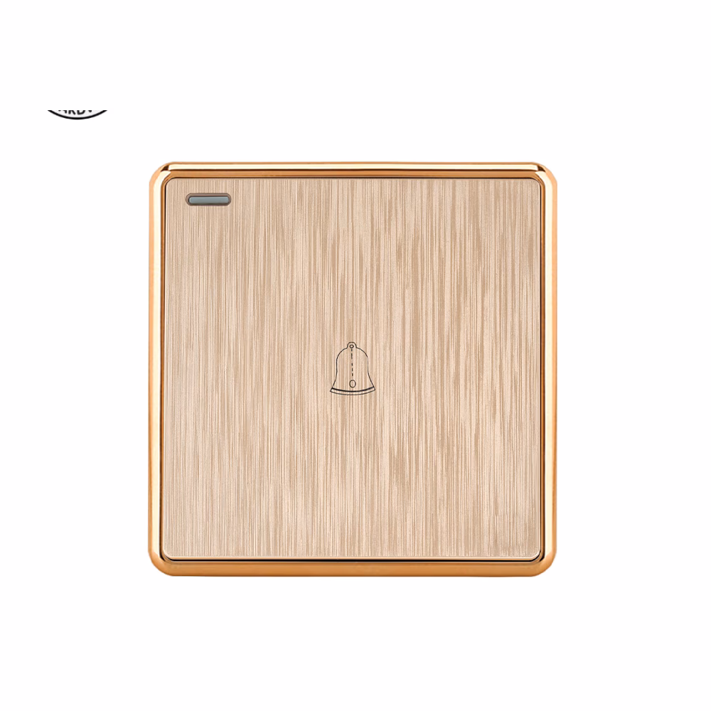 Akkostar Doorbell Switch Gold