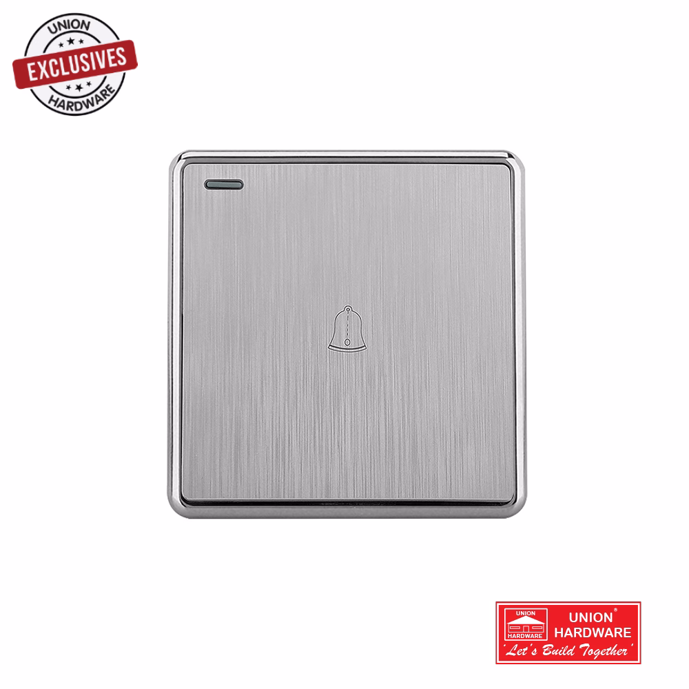 AKKOSTAR DOORBELL SWITCH SILVER