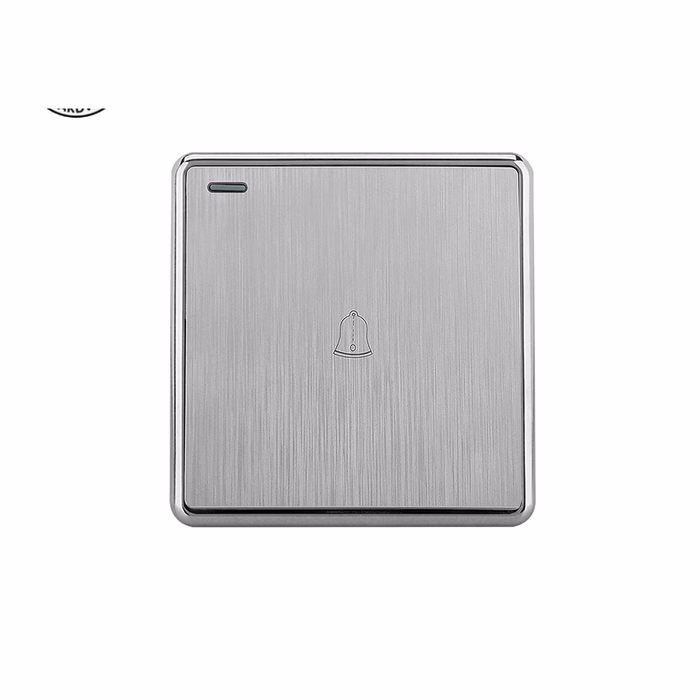 Akkostar Doorbell Switch Silver