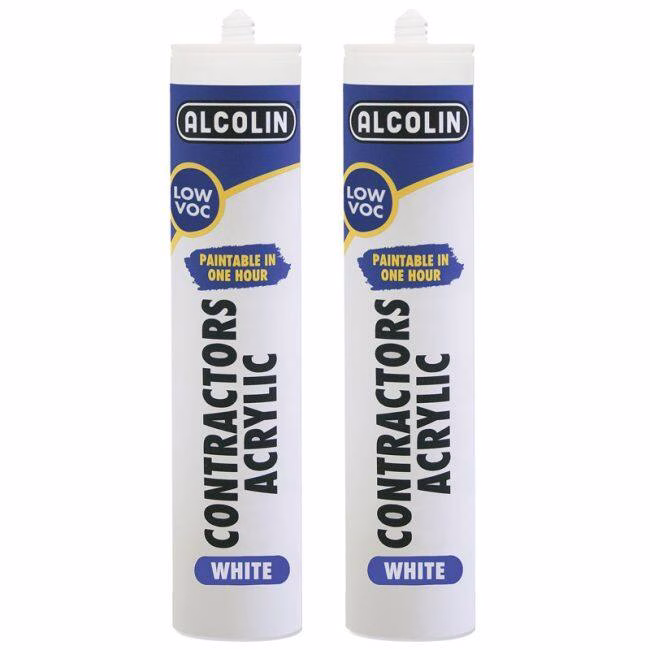 ALCOLIN ACRYLIC CONT WHT PAINTABLE 260ML