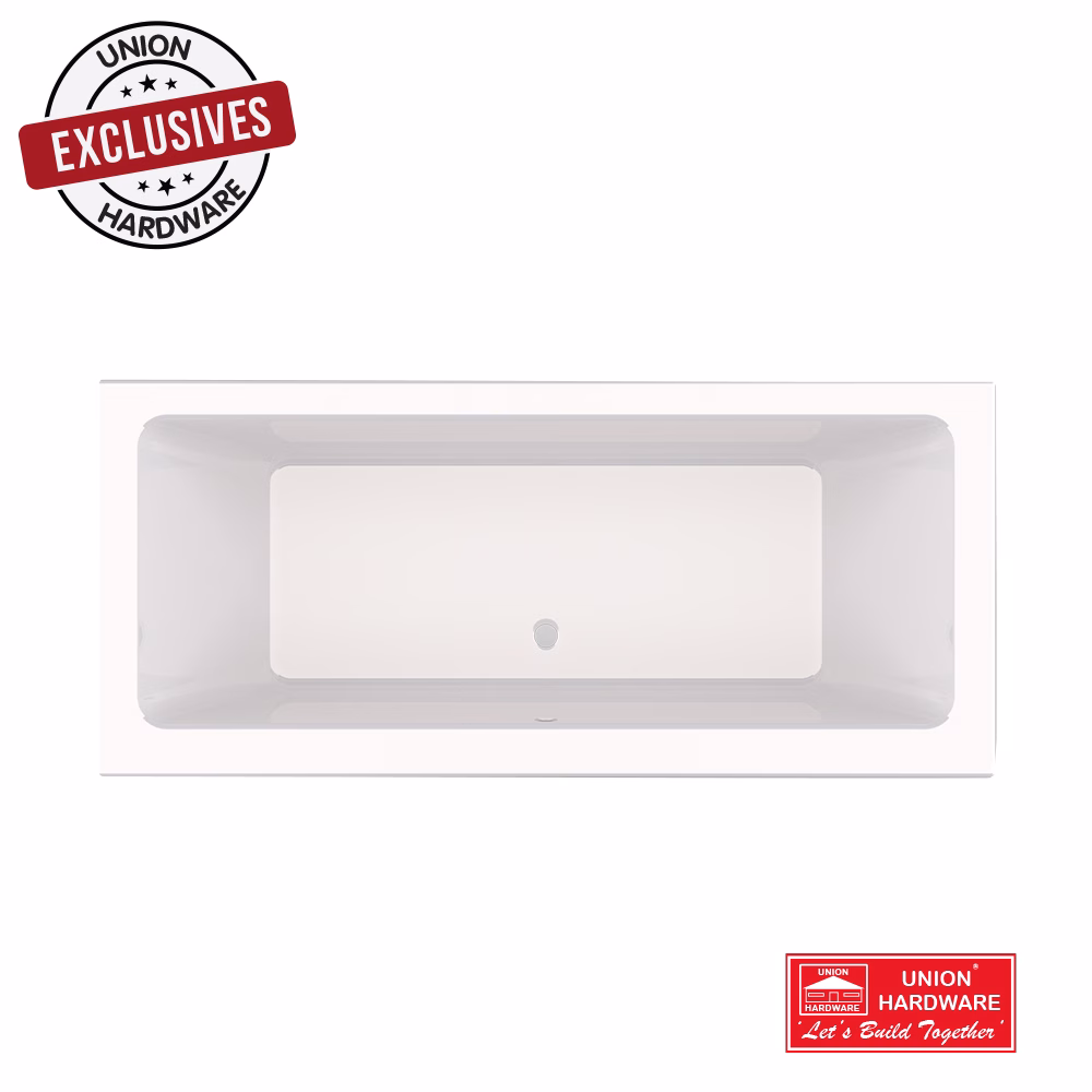 ASP GRANADA DROP IN BATH 1800X440MM WHI