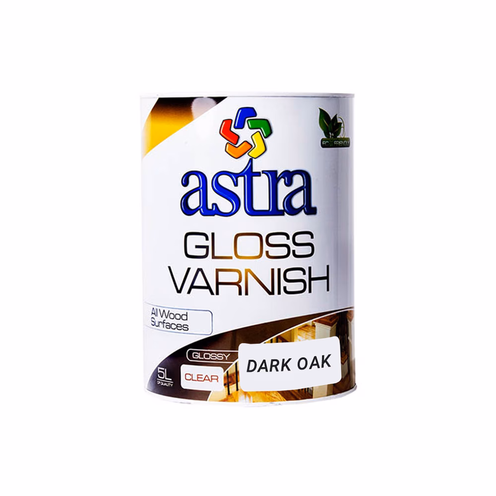 Astra Gloss Varnish Stain Dark Oak 5l