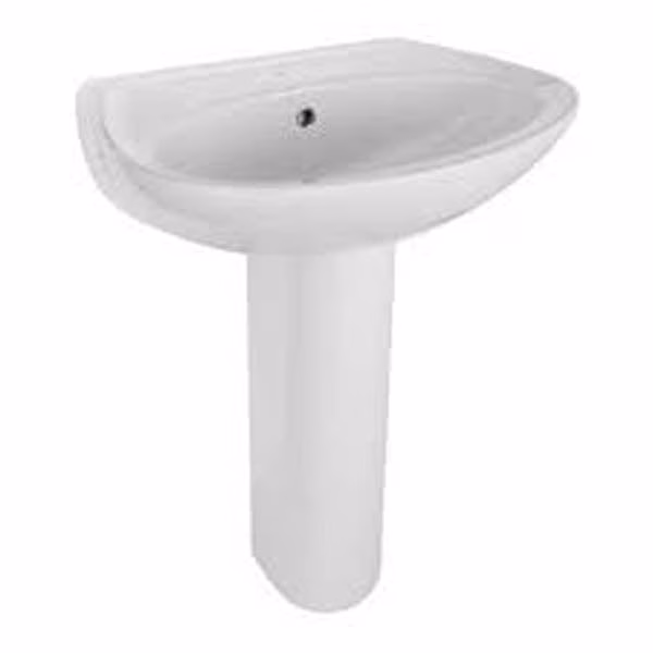 BETTALUX BASIN AND PEDESTAL SET WHITE