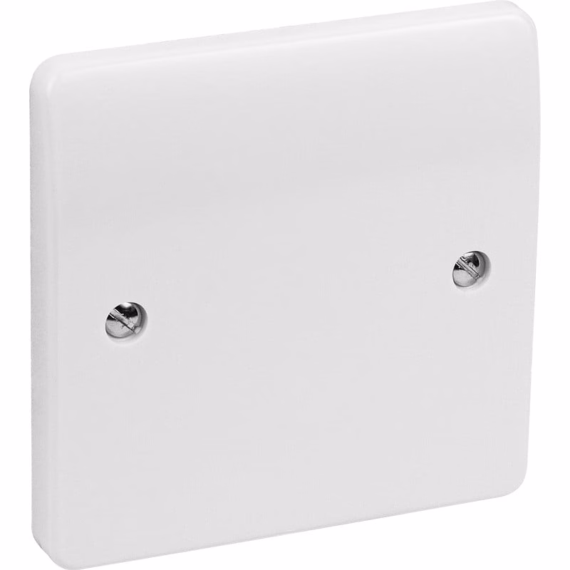 BLANK PLATE PVC 3X3 MK
