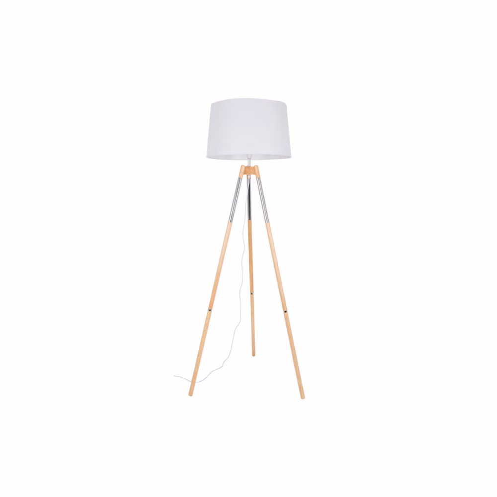 Bst Sl084ch-White Wood N Polished Chrome