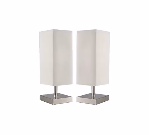 Bst Tl196 Satin 2 Table Lamps Per Box