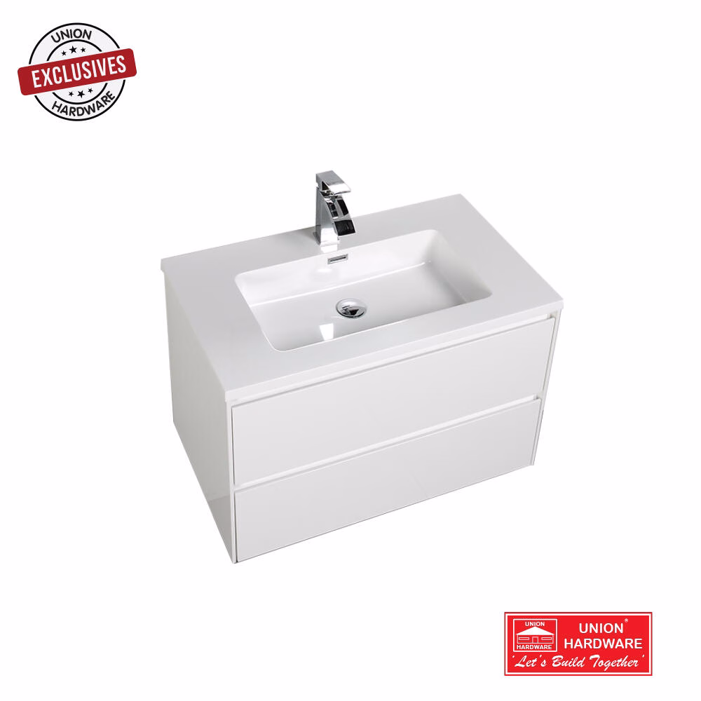 CC AVA BASIN ENZO VANITY 800MM WHITE
