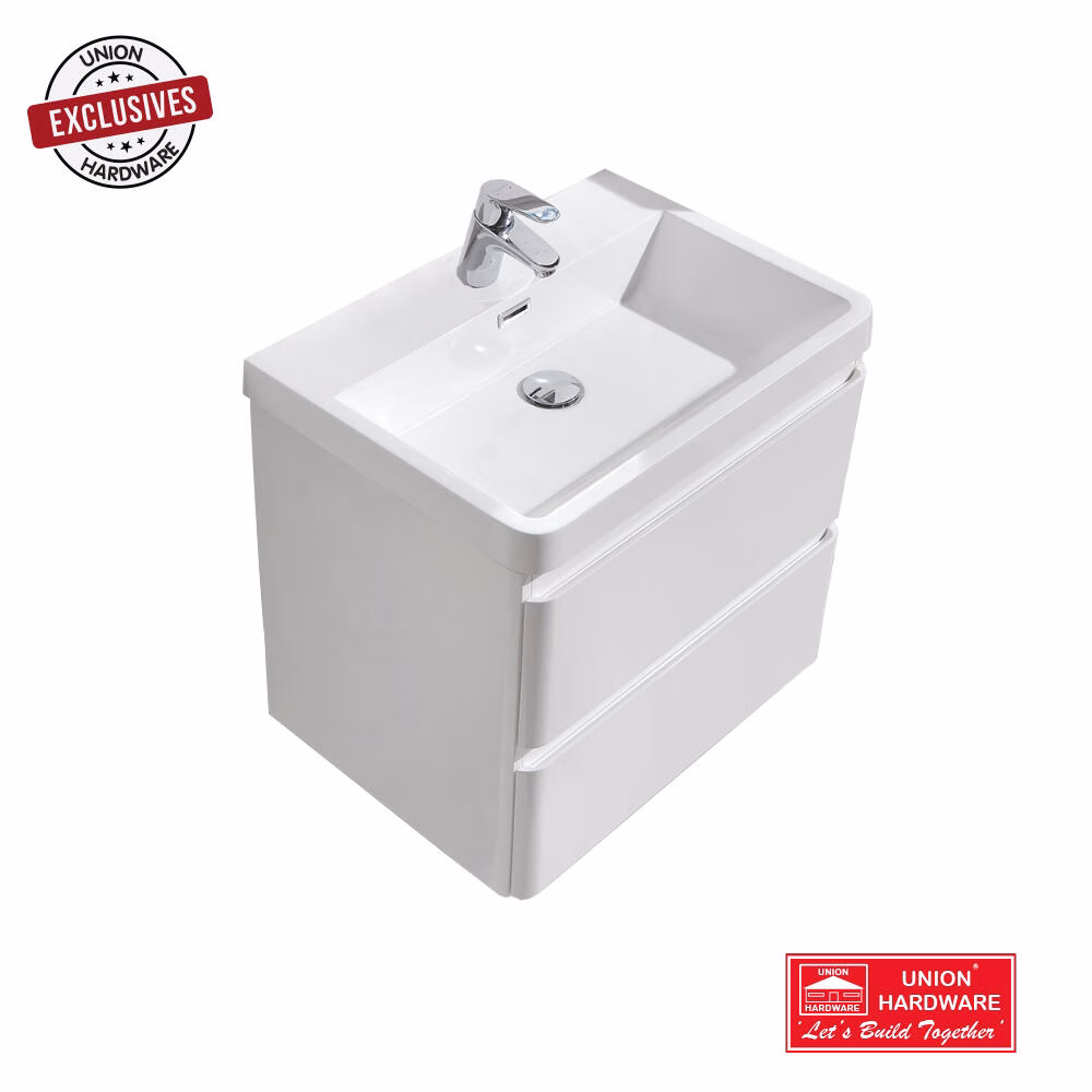 CC MILAN BASIN VANITY SET 600MM WHITE