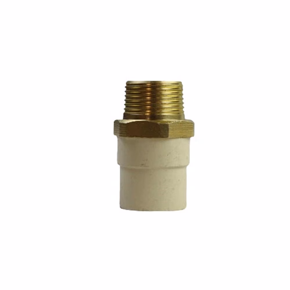 Cpvc Male Adaptor Brass 20mm X 3/4