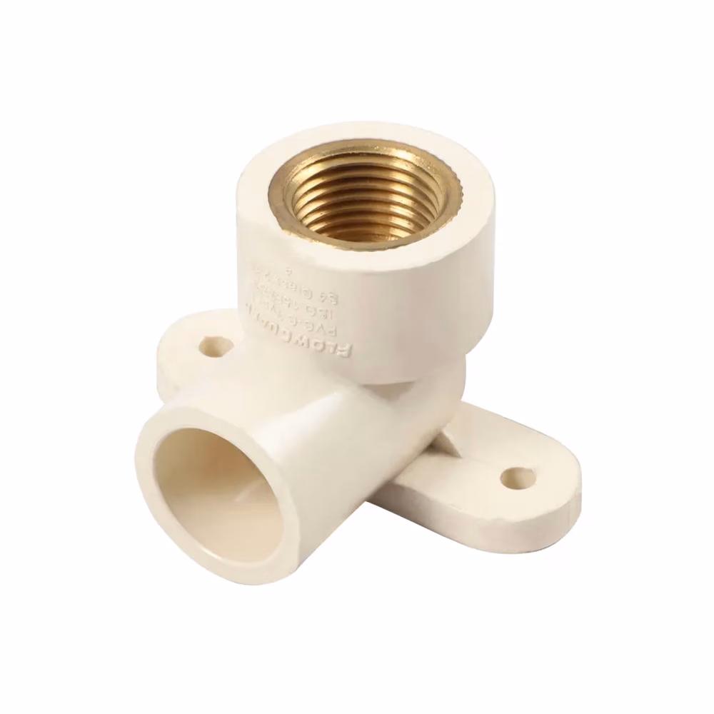 Cpvc Wall Mnted Elbow Brass 20mm X 3/4