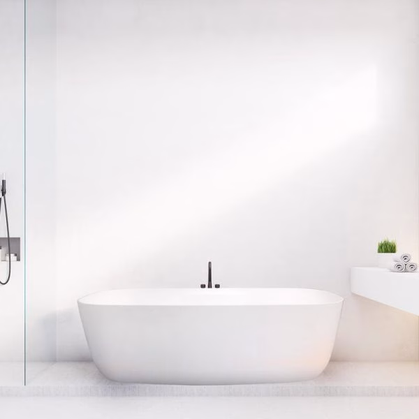 DADO DANTE BATH TUB IOF POLISHED WHITE