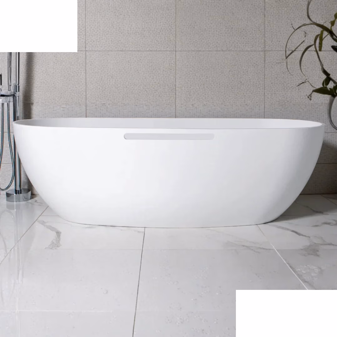 Dado Lara Bath Tub Iof Pearl White