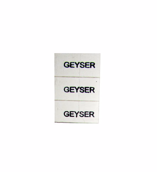 DB LABEL GEYSER