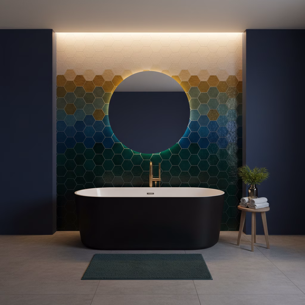 DD KUNENE WW BATH TUB IOF GLOSS BLACK SRB051IOFBLK