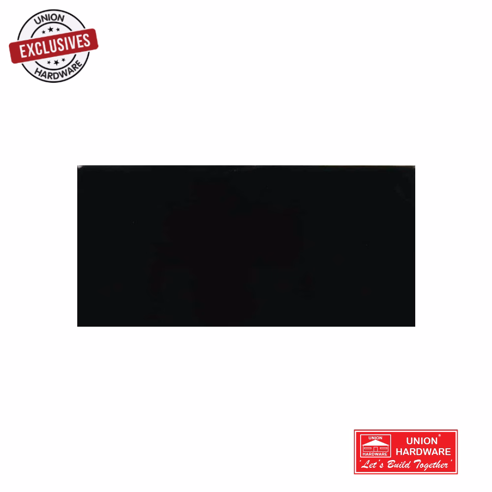 DJ BLACK MATT FLAT SUBWAY TILE 75X150