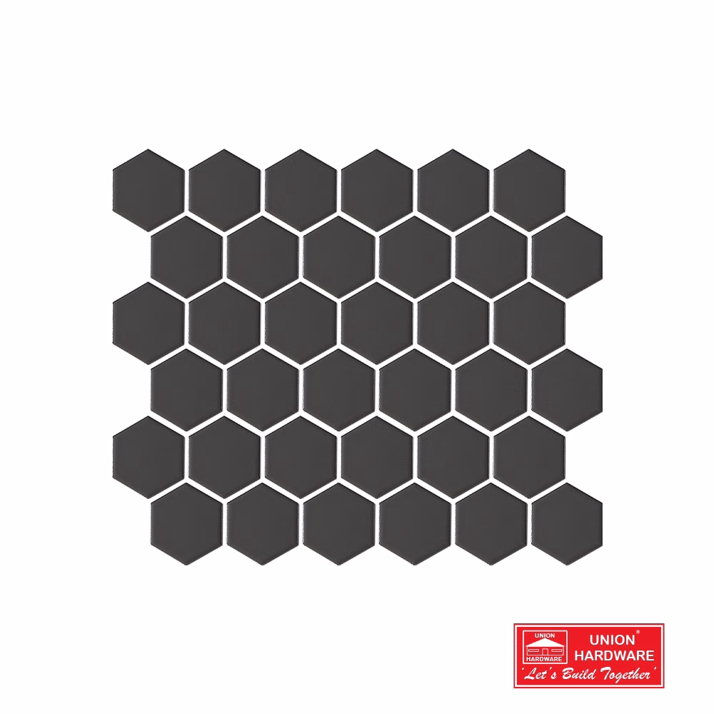 DJ HEXAGON BLACK MATT 325X218