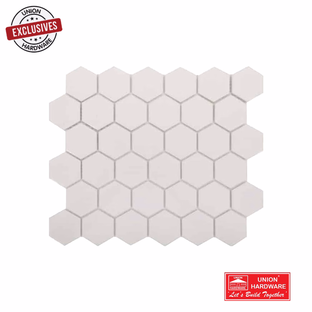 DJ HEXAGON WHITE GLOSS 325X281