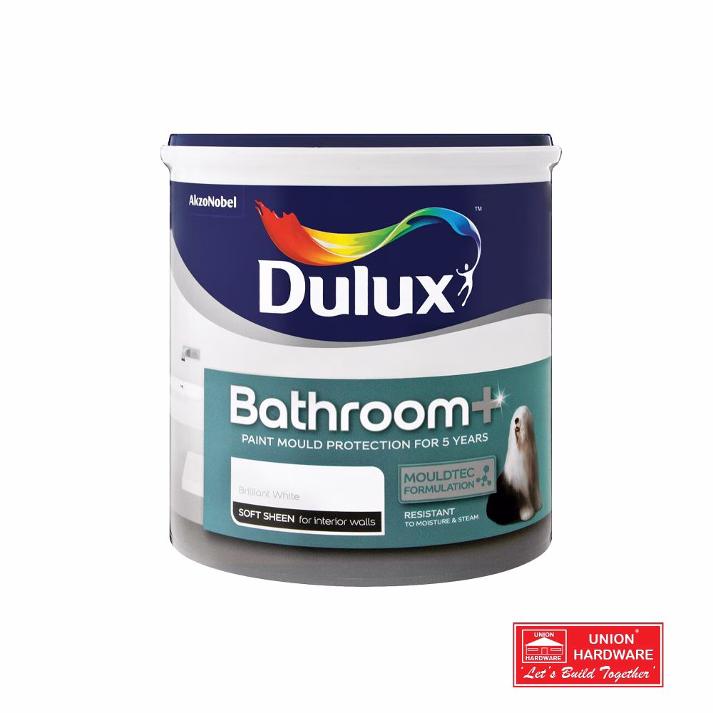 DULUX BATHROOM PLUS WHITE 2.5LT
