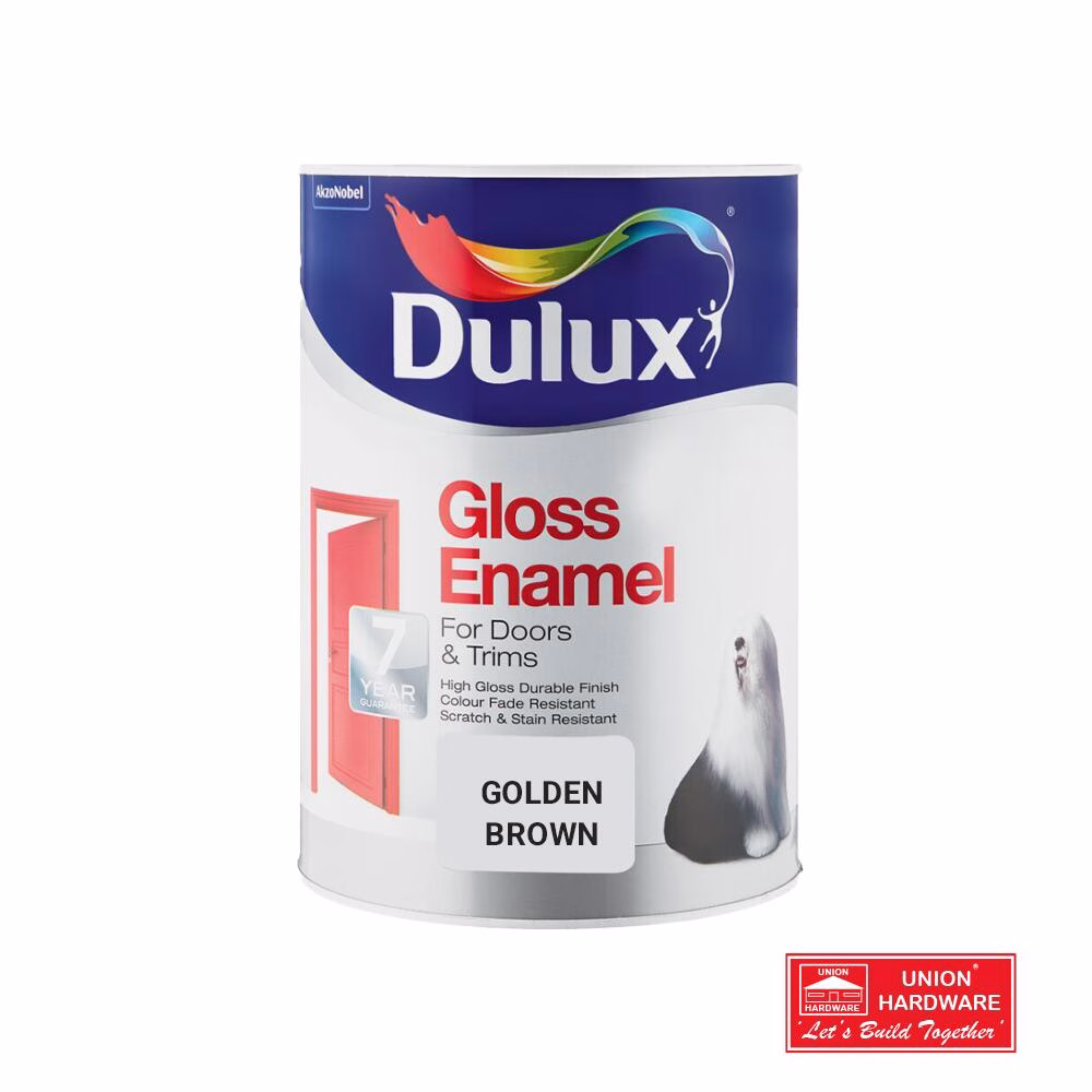 DULUX GLOSS GOLDEN BROWN – 5LT