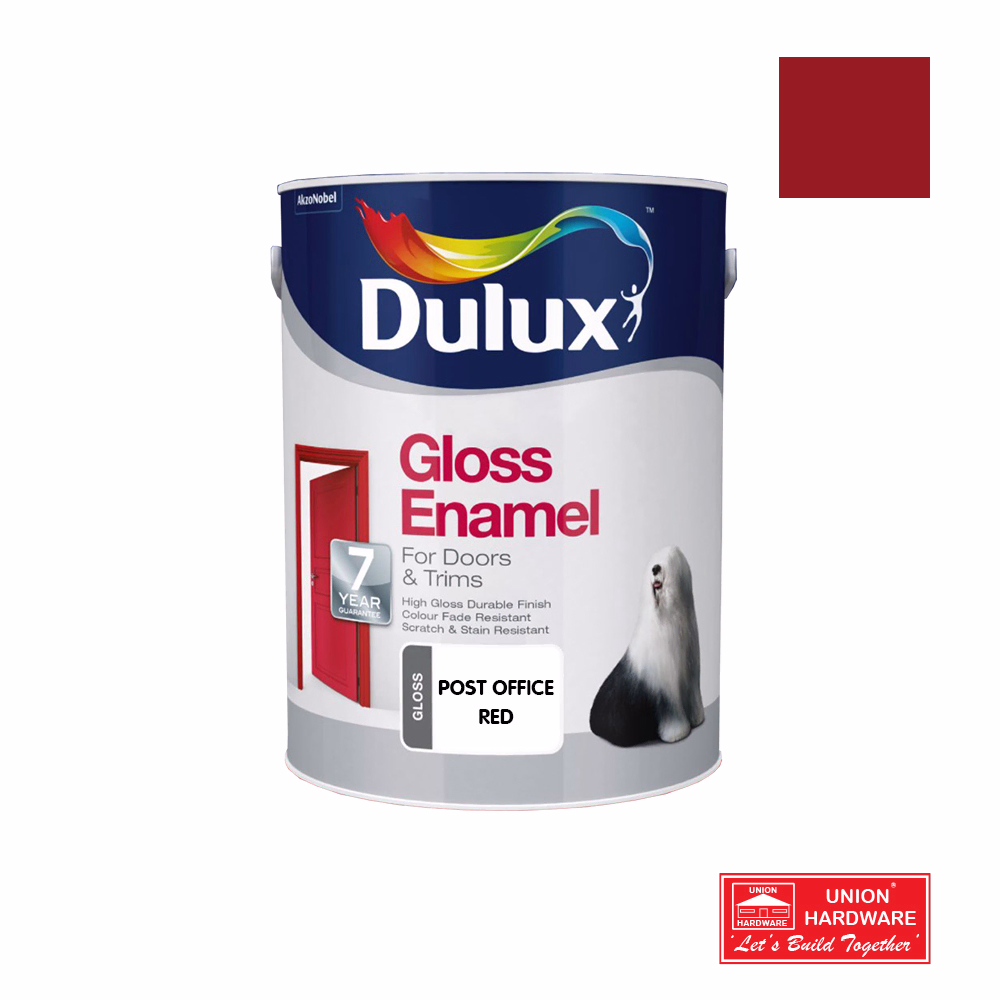 DULUX GLOSS POST OFFICE RED – 5L