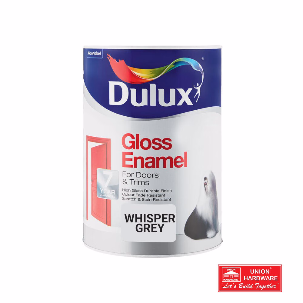 DULUX GLOSS WHISPER GREY 5L