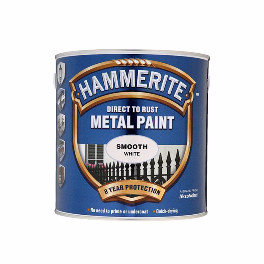 Dulux Hammerite Smooth White 5lt