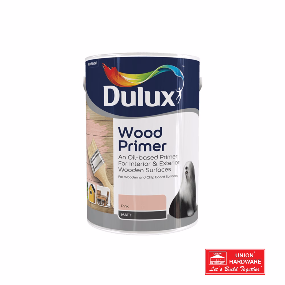 DULUX PRIMER FOR WOOD (PINK WOOD) 5L