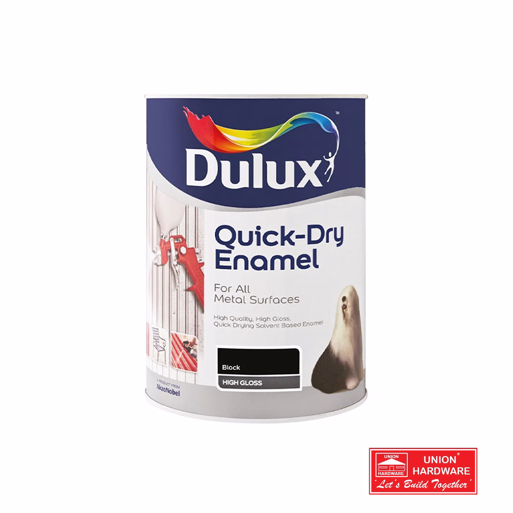 DULUX QUICK DRY BLACK 1L