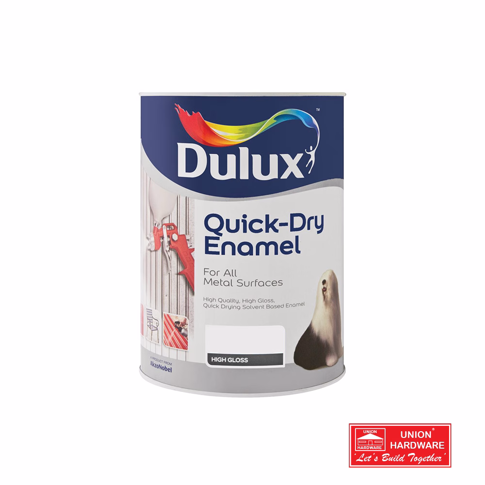 DULUX QUICK DRY EN.BATTLESHIP GREY 1LT