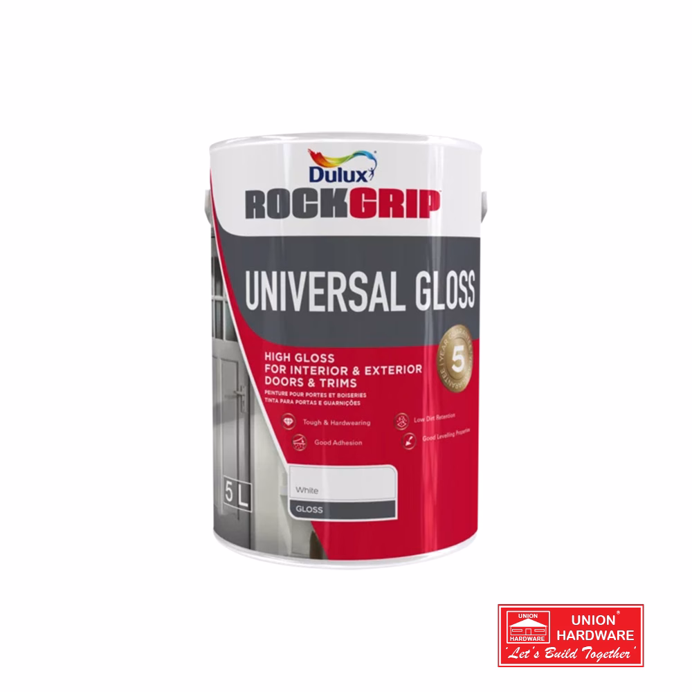 DULUX ROCKGRIP UNIVERSAL GLOSS WHITE