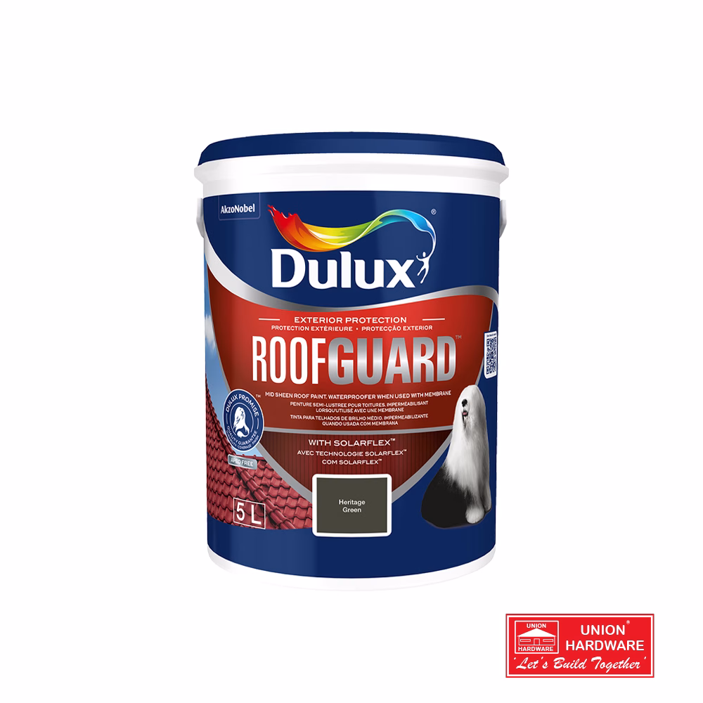 DULUX ROOFGUARD HERITAGE GREEN 5 LITRES