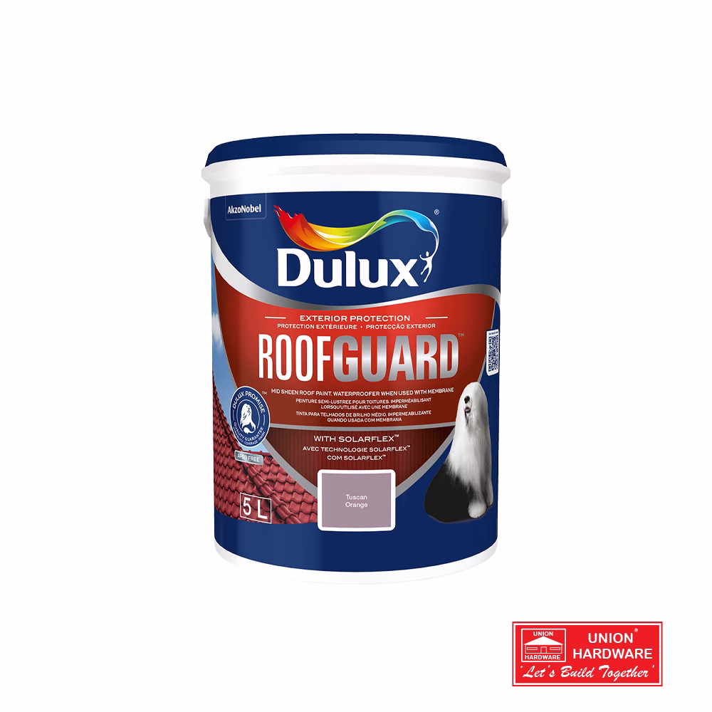 DULUX ROOFGUARD TUSCAN ORANGE 5L
