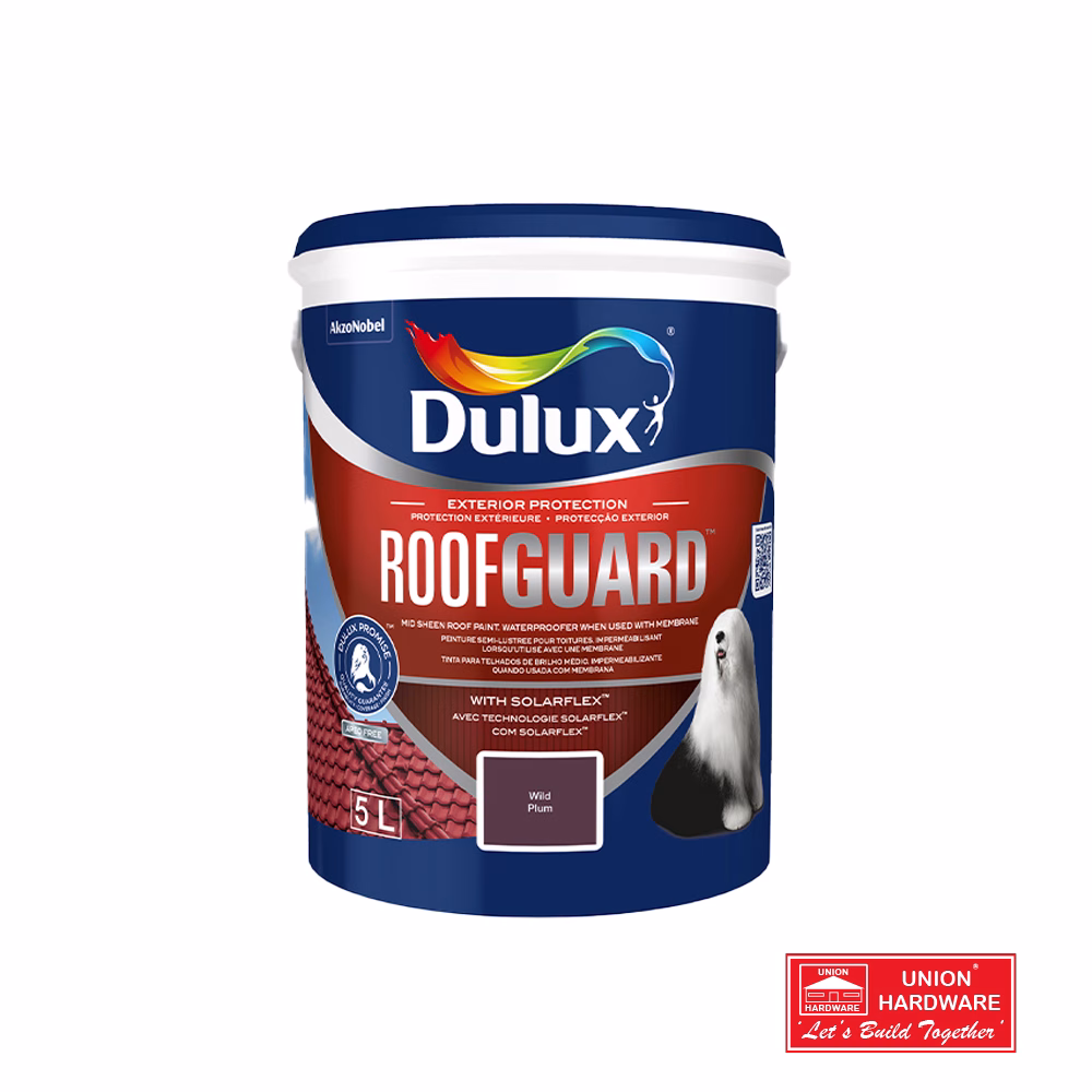 DULUX ROOFGUARD WILD PLUM 5L