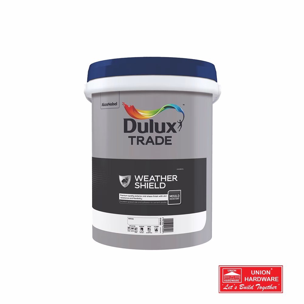 DULUX TRADE WHITE WEATHERSHIELD 20L