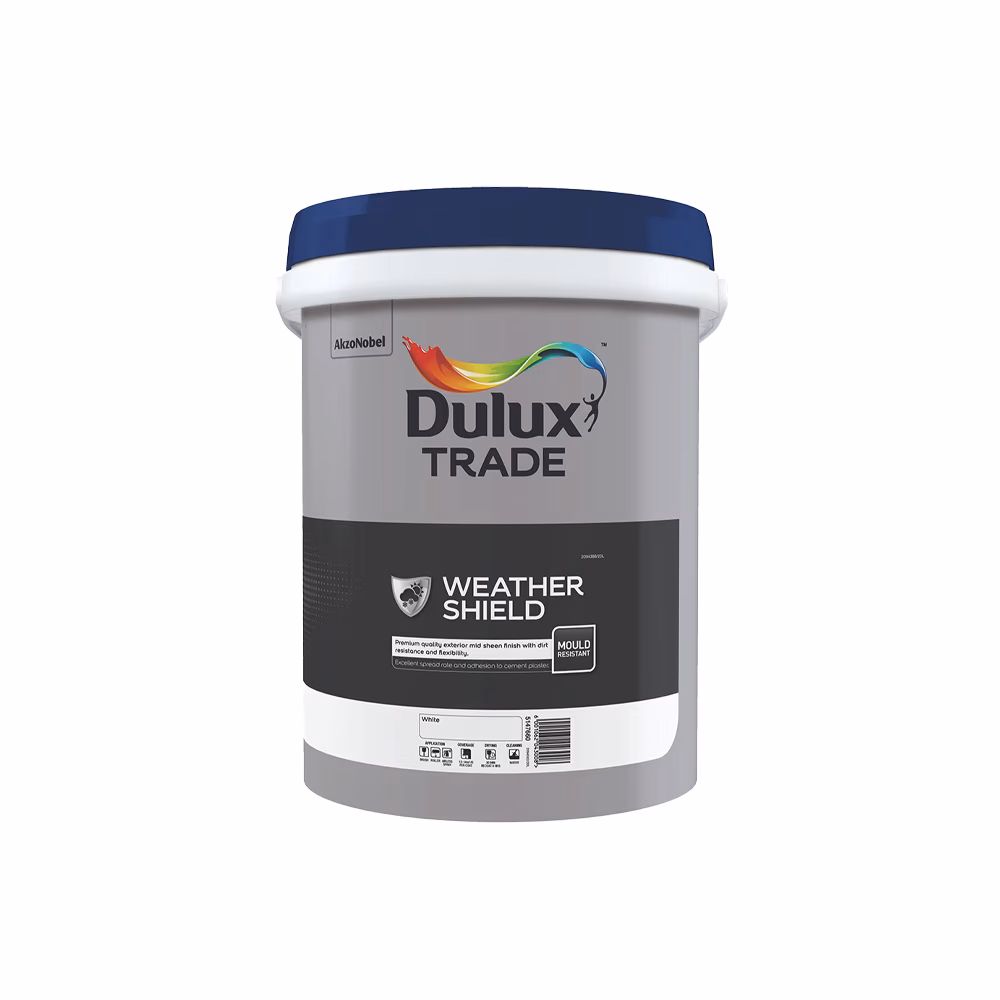 Dulux Trade White Weathershield 20l
