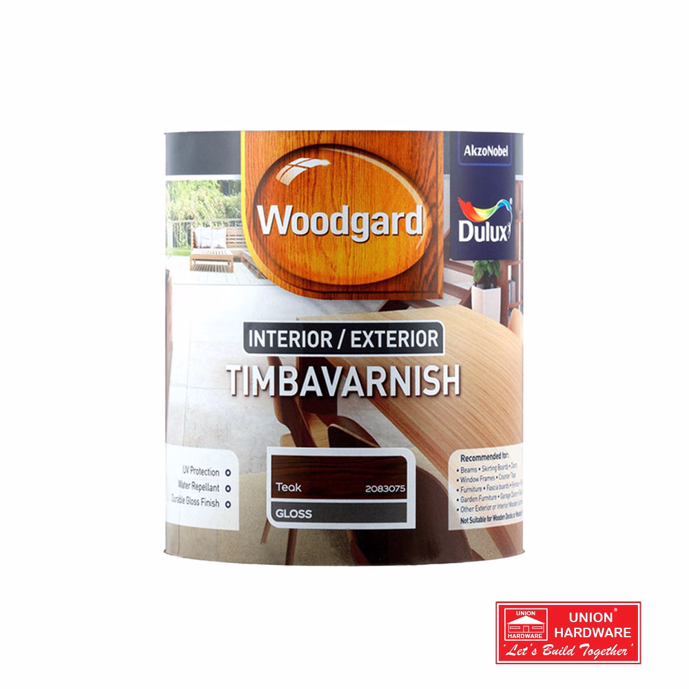 DULUX WOODGUARD INT EXT TEAK 1L