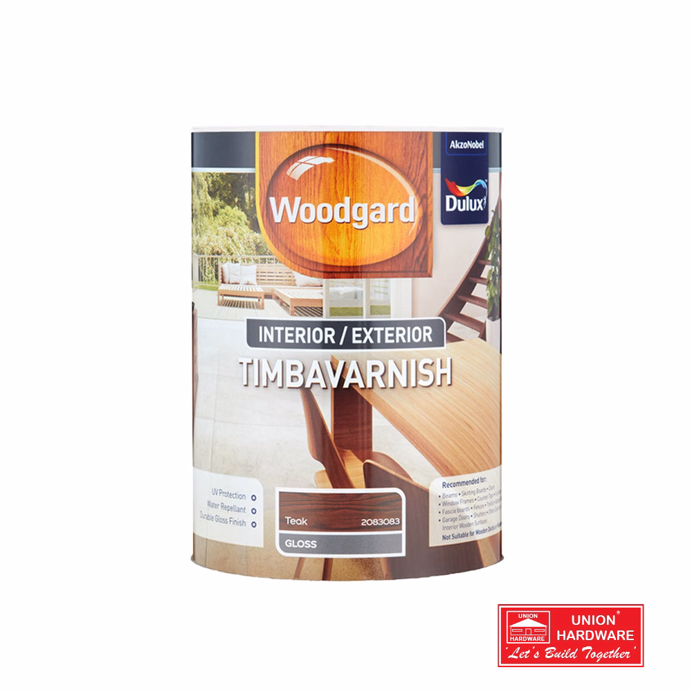 DULUX WOODGUARD INT EXT TEAK 5L
