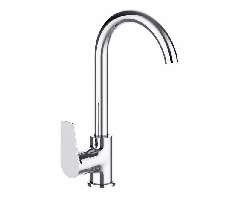 Dura Single Lever Sink Mixer Deck Type Mixer Overspout