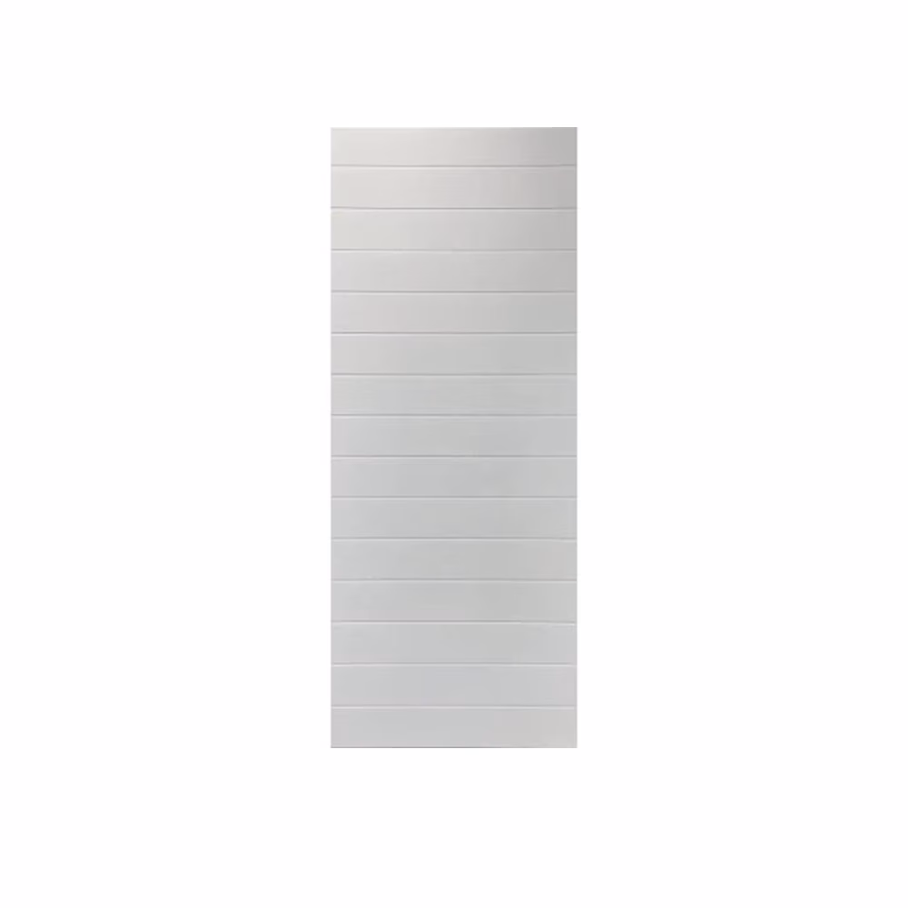Eco Miami Horizontal Slatted Door White