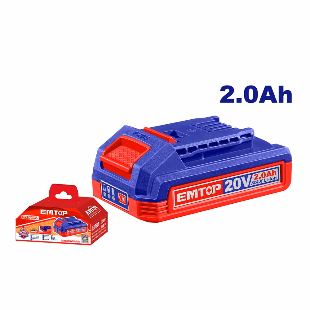 Emtop Battery 2.0 Ahcw Indicator P20s