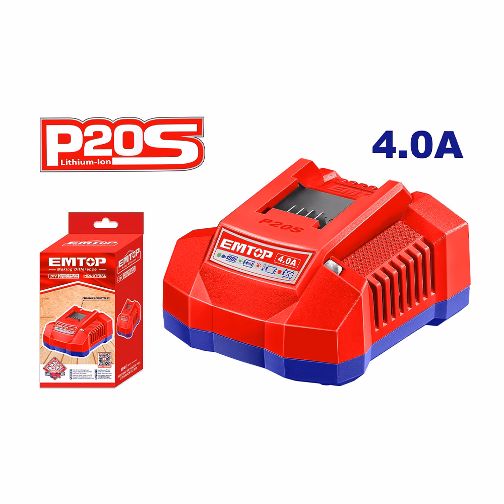 Emtop Battery Charger 4.0ah P20s
