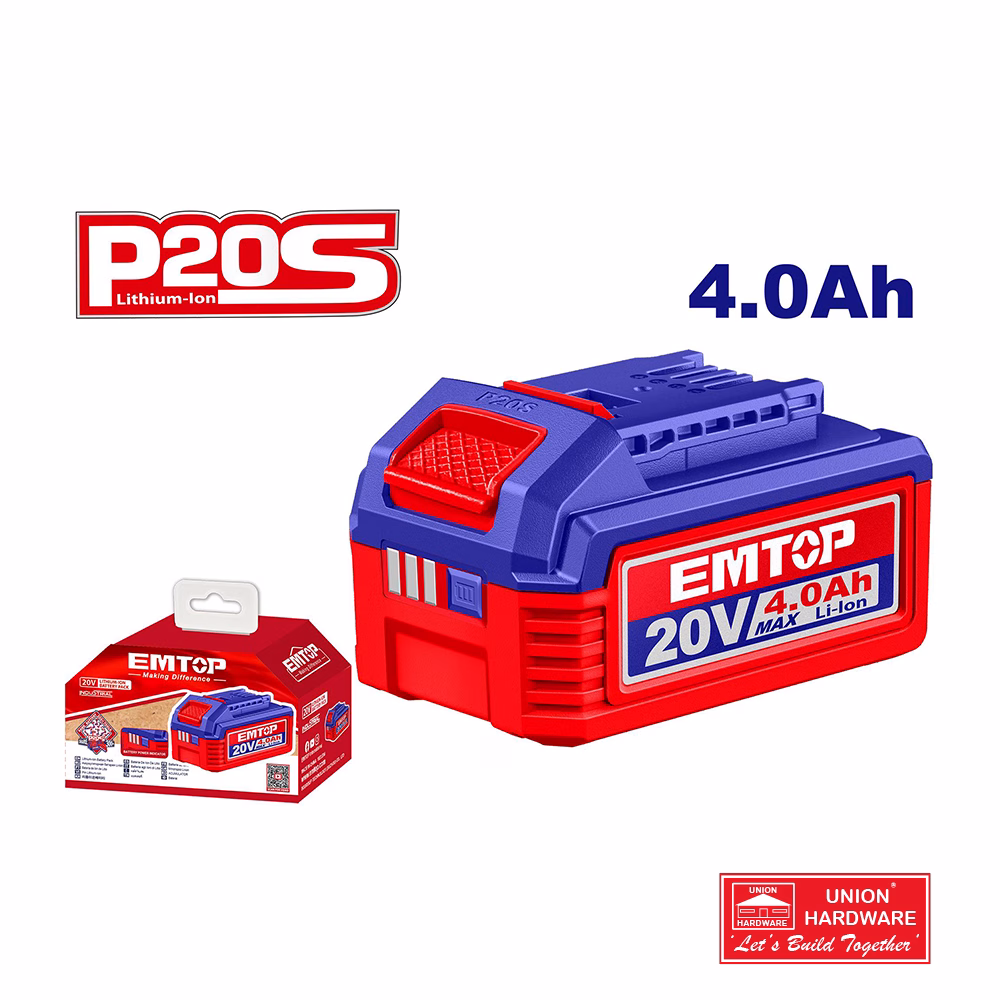 EMTOP BATTERY P20S 4.0AH