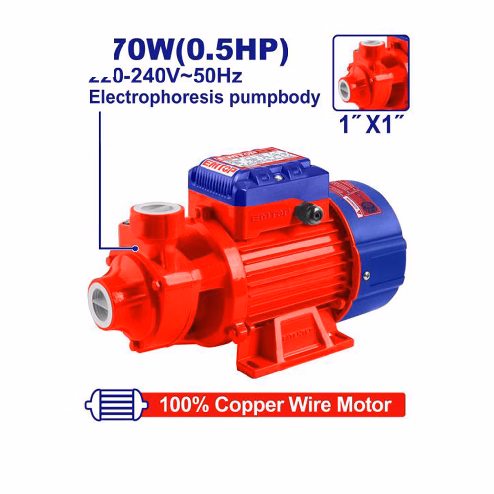 Emtop Centrifugal Pump 0.5hp 370w 25mm