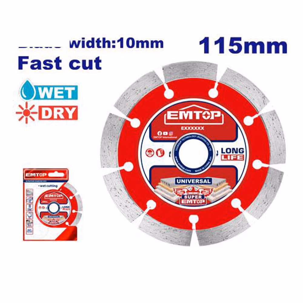 Emtop Diamond Cutting Disc 115 Mm