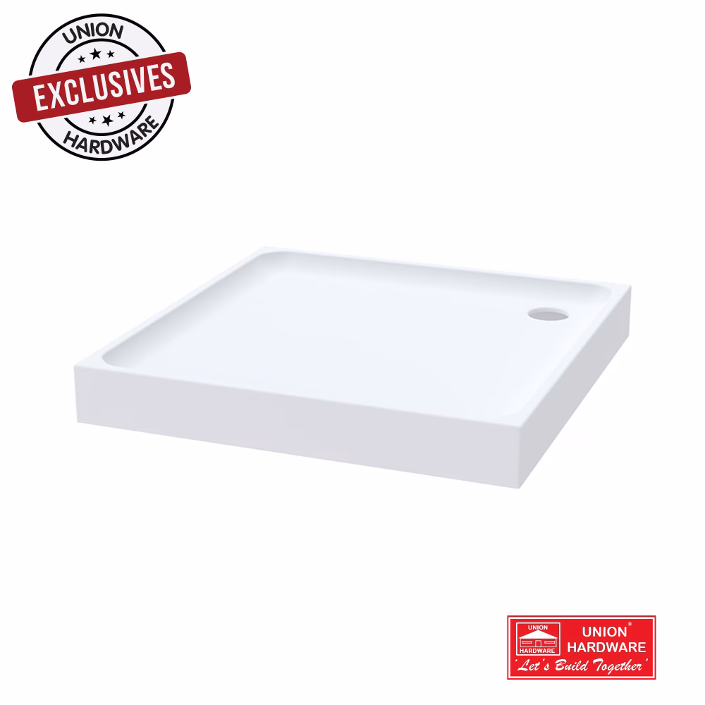 FN FRANCA SQR SKIRTED SHWER TRAY 900X900 WHITE