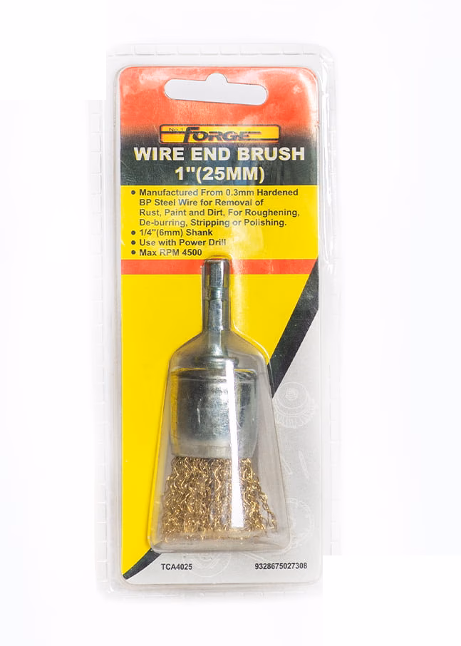 Forge 25mm End Wire Brush For Drill