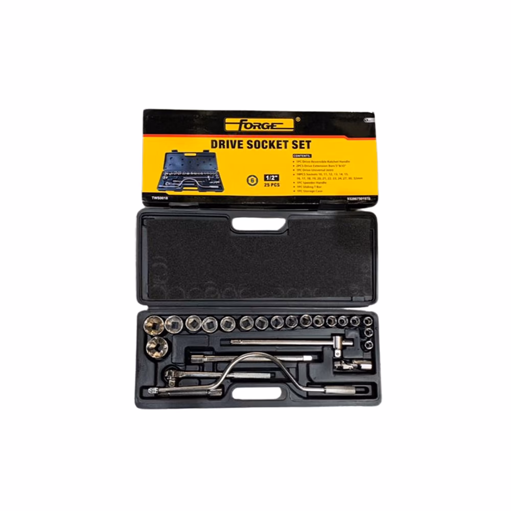 Forge 25pcs Socket Set 0.5inch